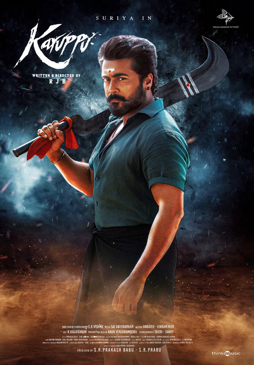 KSF_Offl's tweet image. #Karuppu Fan Made Designs 💥 @Suriya_offl @RJ_Balaji