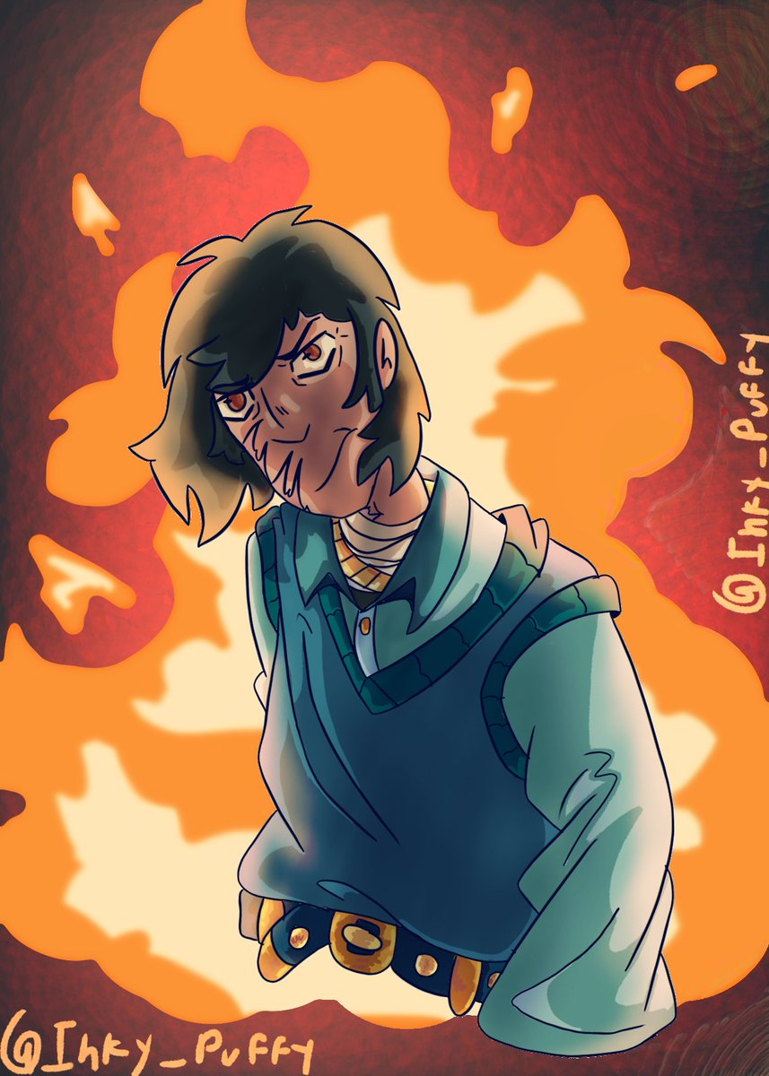 Inky_puffy's tweet image. I suck at backgrounds holy shit #spookymonth #spookymonthignacio #spookymonthfanart