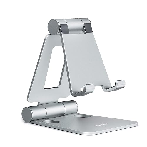 I just received Nulaxy Dual Folding Cell Phone Stand, Fully Adjustable Foldable Desktop Phone Holder Cradle Dock Compatible with Phone 16 15 14 13 12 11 Pro Xs Xs Max Xr X 8, Nintendo Switch, from anonumos via Throne. Thank you! throne.com/abbycakes #Wishlist #Throne