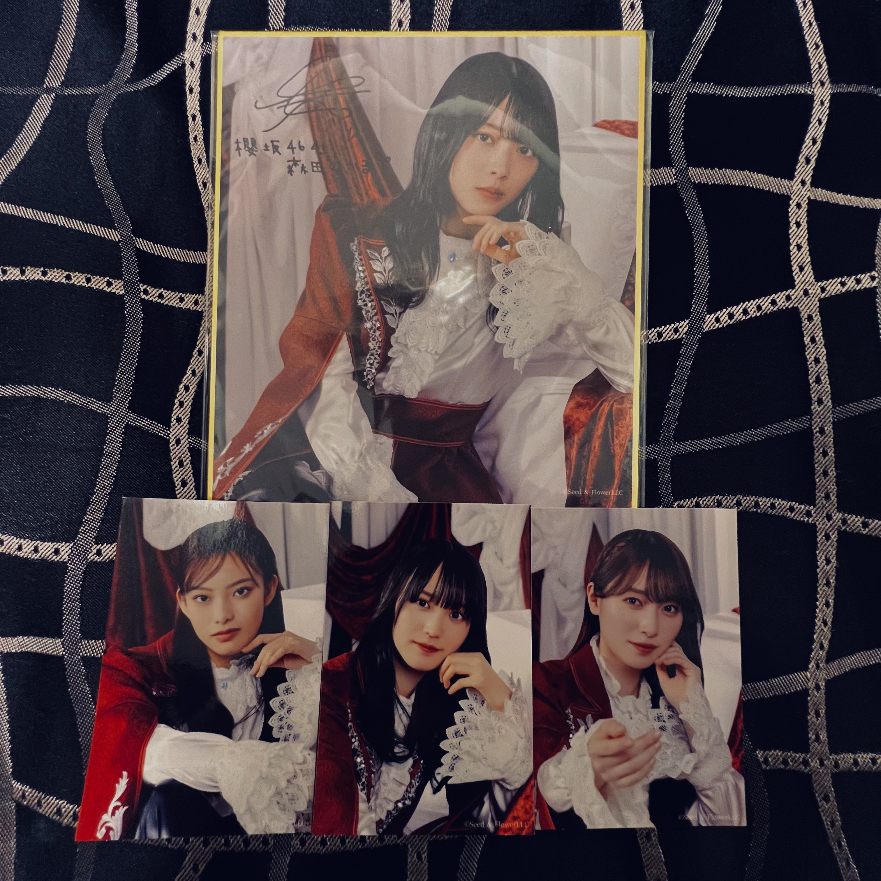 櫻坂46 山﨑天 サクコレ A賞 直筆サイン チェキ 8/24 京セラドーム プレゼント】櫻坂46センター・山﨑天、当選者の名前入り直筆
