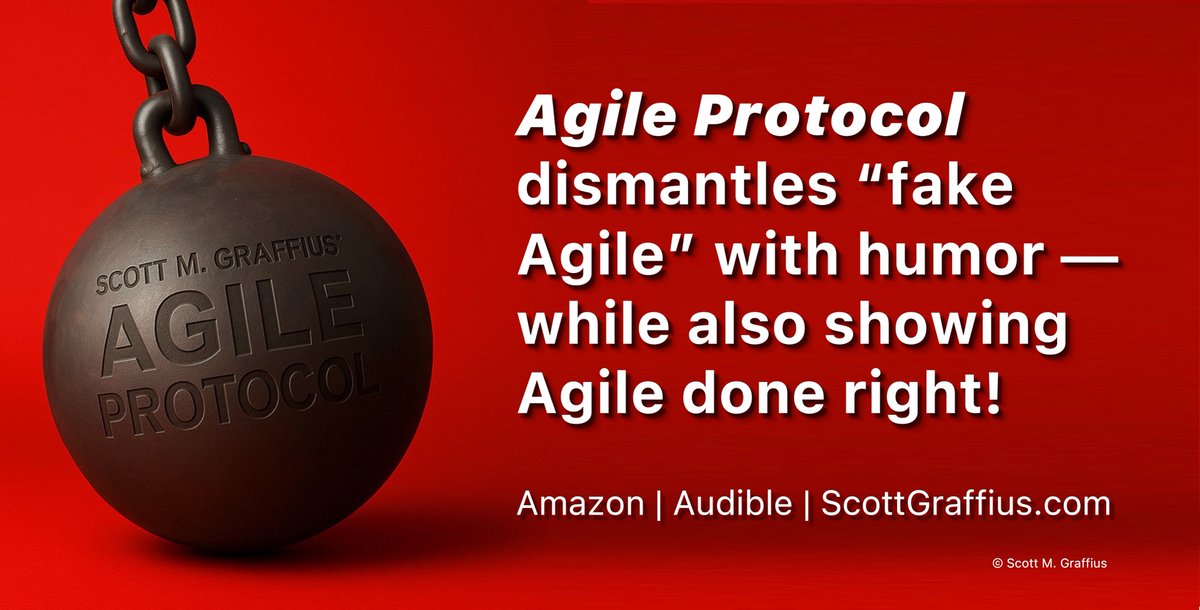 EA_x_AI's tweet image. Agile Protocol: The Transformation Ultimatum dismantles “fake Agile” with humor — while also showing Agile done right!

🔗 Get the book by @ScottGraffius on Amazon: amzn.to/43WtB58 

#AgileTransformationBook #Agility #FakeAgile #RogueAI #UnhingedAI #Satire #Humor #Fiction