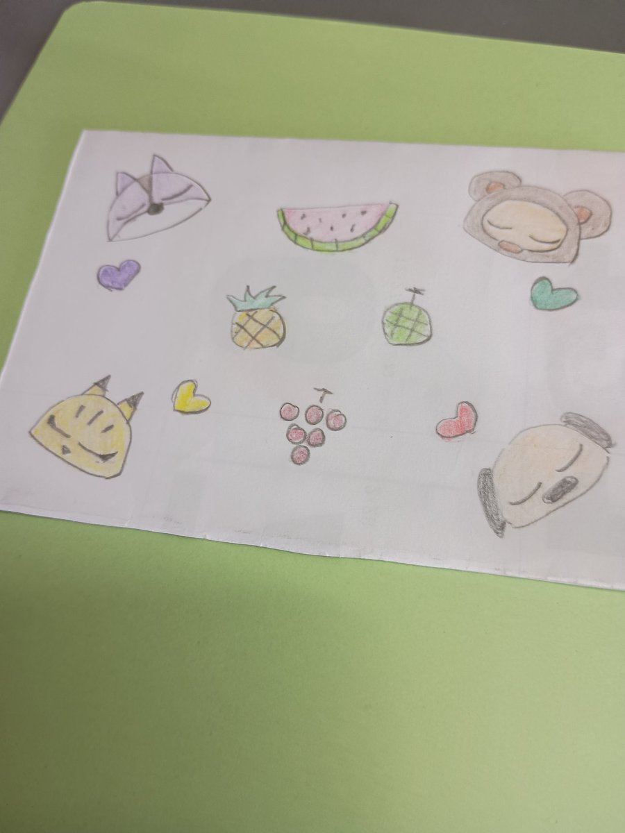 昨日…書いてた
フルーツ…、夏の…ってなったらスイカになった🍉
#相棒達