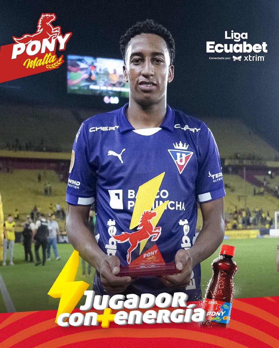 LigaEcuabetec's tweet image. 🥇Daniel de la Cruz de @LDU_Oficial fue elegido como el jugador con más energía @ponymaltaec 🔥

#LigaEcuabetConectadaPorXtrim #PonyMalta 🇪🇨💯