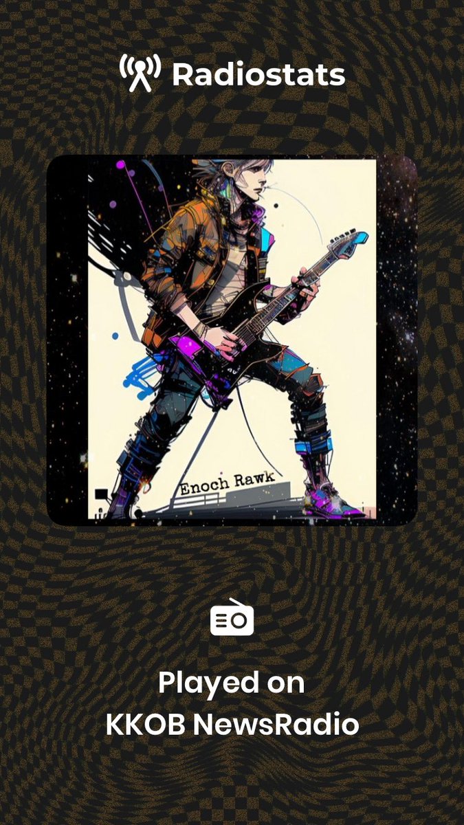 EnochRawk's tweet image. I’m on the radio! 🎸#newmusicfriday
open.spotify.com/track/6zvLAjbO…