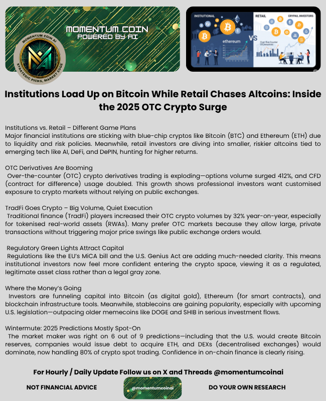 MomentumCoinAI's tweet image. #Crypto #AI #TrumpTech
Trump&apos;s AI Action Plan drops: 90+ bold steps to dominate AI—more data centers, fewer regs, open-source push, and a crackdown on AI bias. It&apos;s a full-throttle race against China.