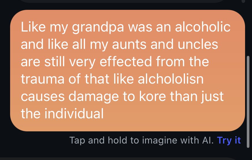 SoapyWithaSword's tweet image. β¦ instagram why would I want an ai generated image of my grandfather traumatizing my family with his alcoholismβ¦