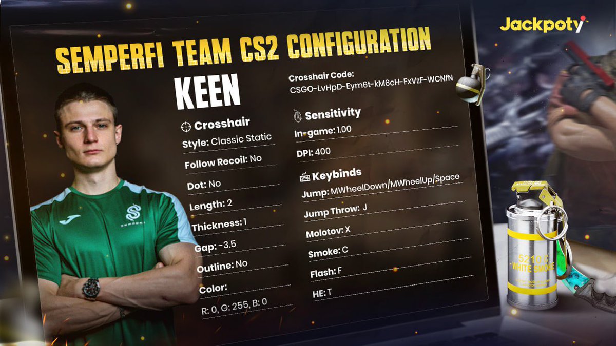 As mentioned before, success starts with the right foundation 🧠

Today we’re diving into the personal configuration trusted by <a href="/keen_CS2/">keen</a> of <a href="/semperfiESC/">Semper Fi</a> 🔥