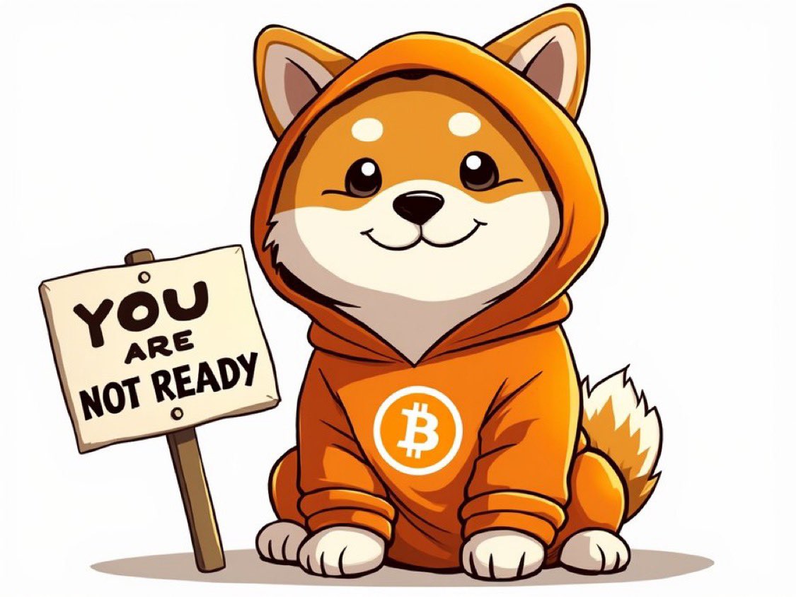 $DOG just told me something… 

You Are Not Ready 😏🐶✨

#DOGBITCOIN