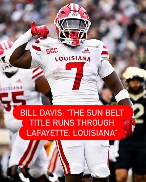 fitztakepod's tweet image. .@2Bill_05: "I feel like the Sun Belt title runs through Lafayette, Louisiana"
Despite being picked to win, the Sun Belt West, Bill Davis says the #Cajuns enter the season with a huge chip on their shoulder!
Watch 📺: tinyurl.com/4xayz29b
Listen 🎧: tinyurl.com/3j863vna…