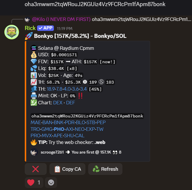 SerenityDAO's tweet image. $bonkyo

150k --&amp;gt; 2.2m - 15x

late night cooks