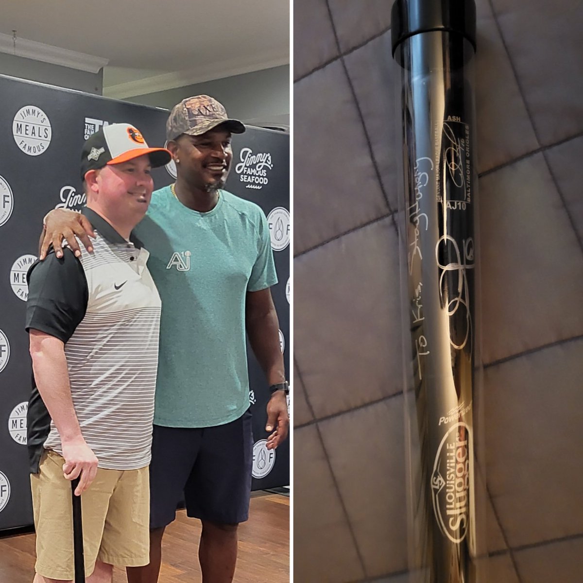 Kris (@krishynson16) on Twitter photo Great night tonight at <a href="/JimmysSeafood/">Jimmy’s Famous Seafood</a> supporting a great cause for the Children's Hospital & catching up with my man & friend <a href="/SimplyAJ10/">Adam Jones</a> 👊 Great to see Aj & ya couldnt have asked for a better host 💯! Alot of $$$ raised!👏Hope all attended had a good time & always appreciate Great night tonight at <a href="/JimmysSeafood/">Jimmy’s Famous Seafood</a> supporting a great cause for the Children's Hospital & catching up with my man & friend <a href="/SimplyAJ10/">Adam Jones</a> 👊 Great to see Aj & ya couldnt have asked for a better host 💯! Alot of $$$ raised!👏Hope all attended had a good time & always appreciate