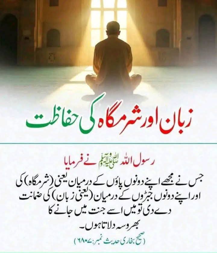 *نبی اکرم ﷺ نے فرمایا:* *’’مسلمان کو جو پریشانی، غم، رنج تکلیف اور دکھ پہنچتا ہے حتیٰ کہ اگر اسے کوئی کانٹا بھی چبھتا ہے تو اللہ اس (تکلیف) کی وجہ سے اس کے گناہ معاف فرما دیتا ہے۔۔‘‘ 🥀*

[مشکوٰۃ المصابیح، حدیث نمبر: 1537].