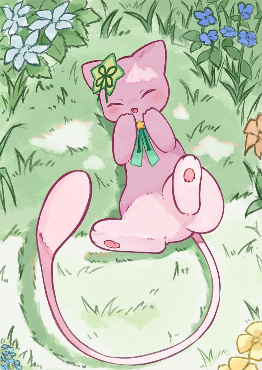 illustratchaco's tweet image. ～ミュウ　ほしぞら～