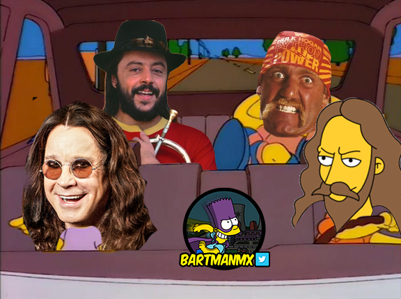 BartManMX's tweet image. Se van de a tres / Nada le falla
Ozzy Osbourne
Hulk Hogan
Chuck Mangione
-¿Jesús podemos comprar Helado, y que suene fuerte Feels So good?-