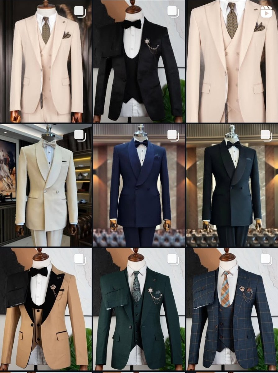 Unatafuta muonekano nadhifu na wa kuvutia kwa hafla yoyote ile? Usipate tabu! <a href="/suitmseleleko/">suit_mseleleko</a> Tunakuletea suti kali zinazokufanya uangaze:

✨ Three pieces (koti, suruali na kizibao): TSH 180,000 tu

&gt; si hivyo tu! Unaweza pia kupata: •Shirt: TSH 30,000 
 Chain: TSH 10,000 
•Ua