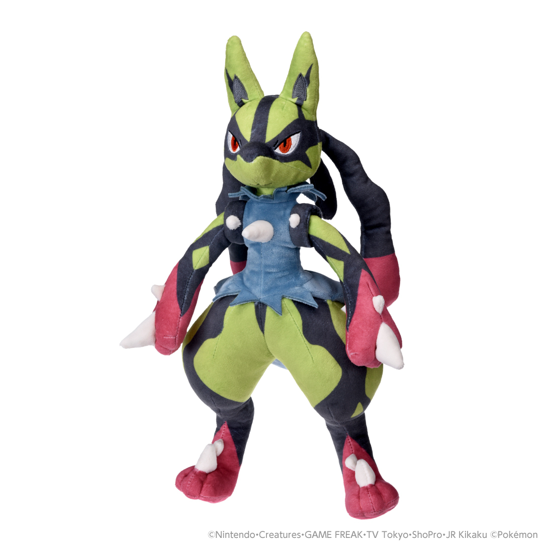 takaratomytoys's tweet image. \黄色いメガルカリオ!/
アニポケでも大活躍のロイのポケモン「黄色いメガルカリオ」がポケモンぬいぐるみになって登場!
インファイトを繰り出そう!
takaratomy.co.jp/products/pokem…
#ポケモン #アニポケ #メガボルテージ #メガシンカ