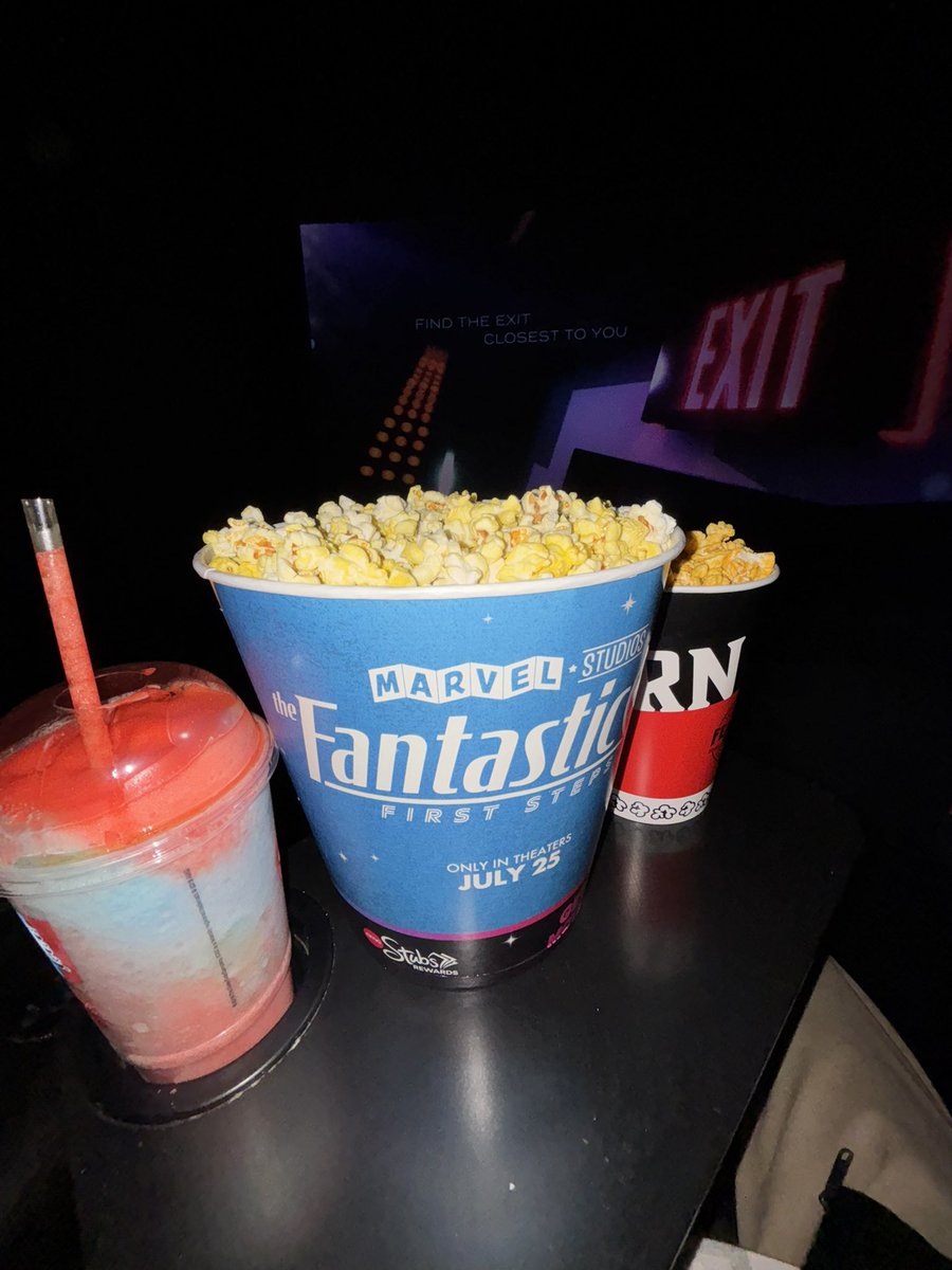 digitalBiocide's tweet image. Okay Now Watching #FantasticFour in AMC Dolby. Also this was all free because I’m a loyal A lister 💯