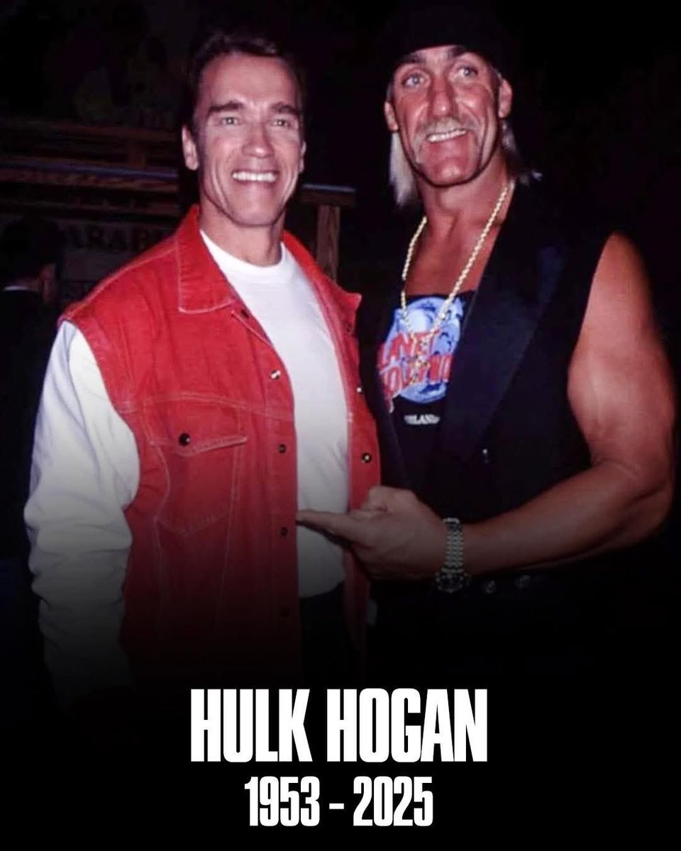 BoshiJassal's tweet photo. Rest In Peace #HulkHogan https://t.co/KeKLC722oF