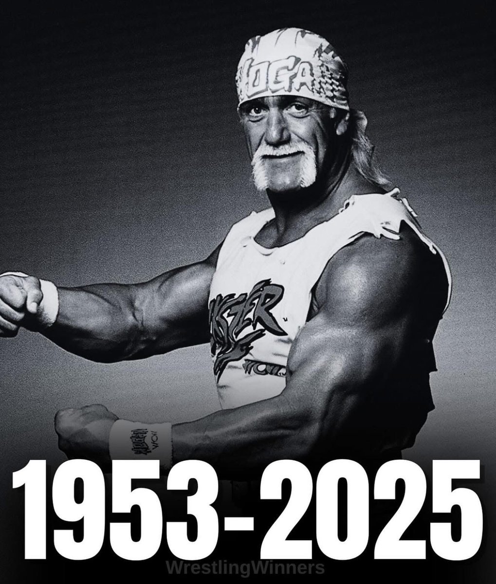 BoshiJassal's tweet photo. Rest In Peace #HulkHogan https://t.co/KeKLC722oF