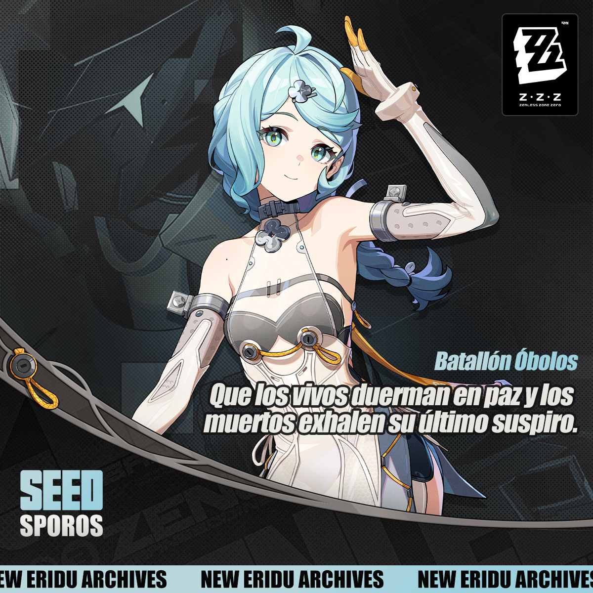 Expediente de agente | Sporos

«Los proxies son como... espíritus afines. Igual que los tréboles de cuatro hojas o las flores de canola.»
Sporos

«Durante el tiempo que el viejo Sporos ha estado dormido, le he hecho muchas modificaciones.»
«Si no me equivoco... En la última