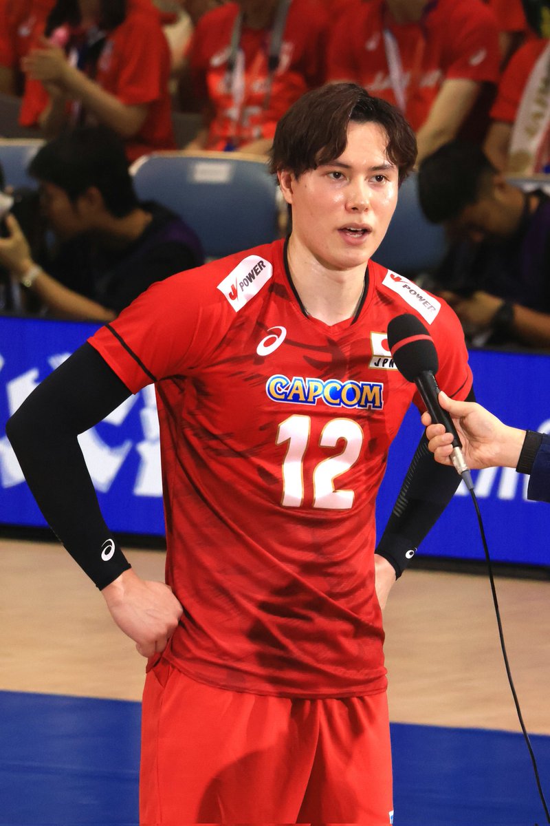 Mackey66498286's tweet image. VNL2025 千葉ポートアリーナ
2025.7.16 🇩🇪vs🇯🇵
髙橋藍
インタの藍ちゃん、輝いてる✨