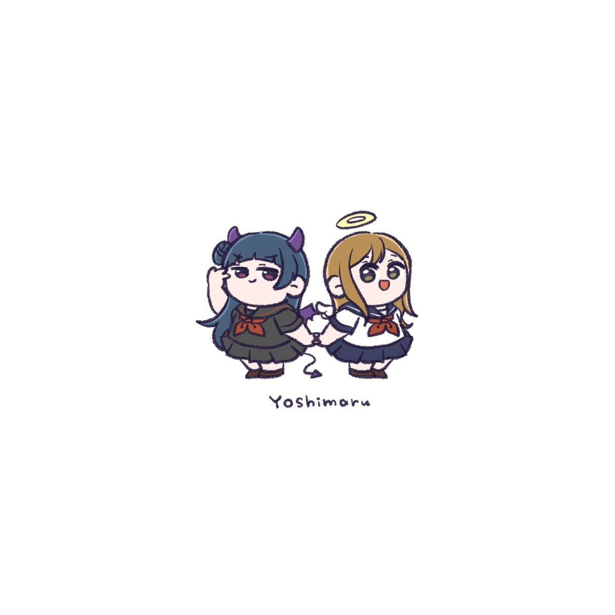 pop_step_juump's tweet image. 一緒に生きる？😈👼