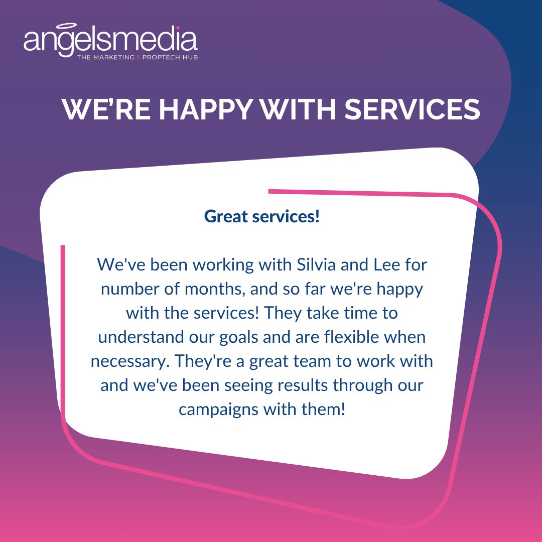 🌟 Feedback Friday! 🌟 We love hearing from our clients! Rated 5/5 from 374 Reviews. Read them here: feefo.com/en-GB/reviews/… #FeedbackFriday #ClientSuccess #GreatService #AngelsMedia #MarketingResults #PropertyAdvertising