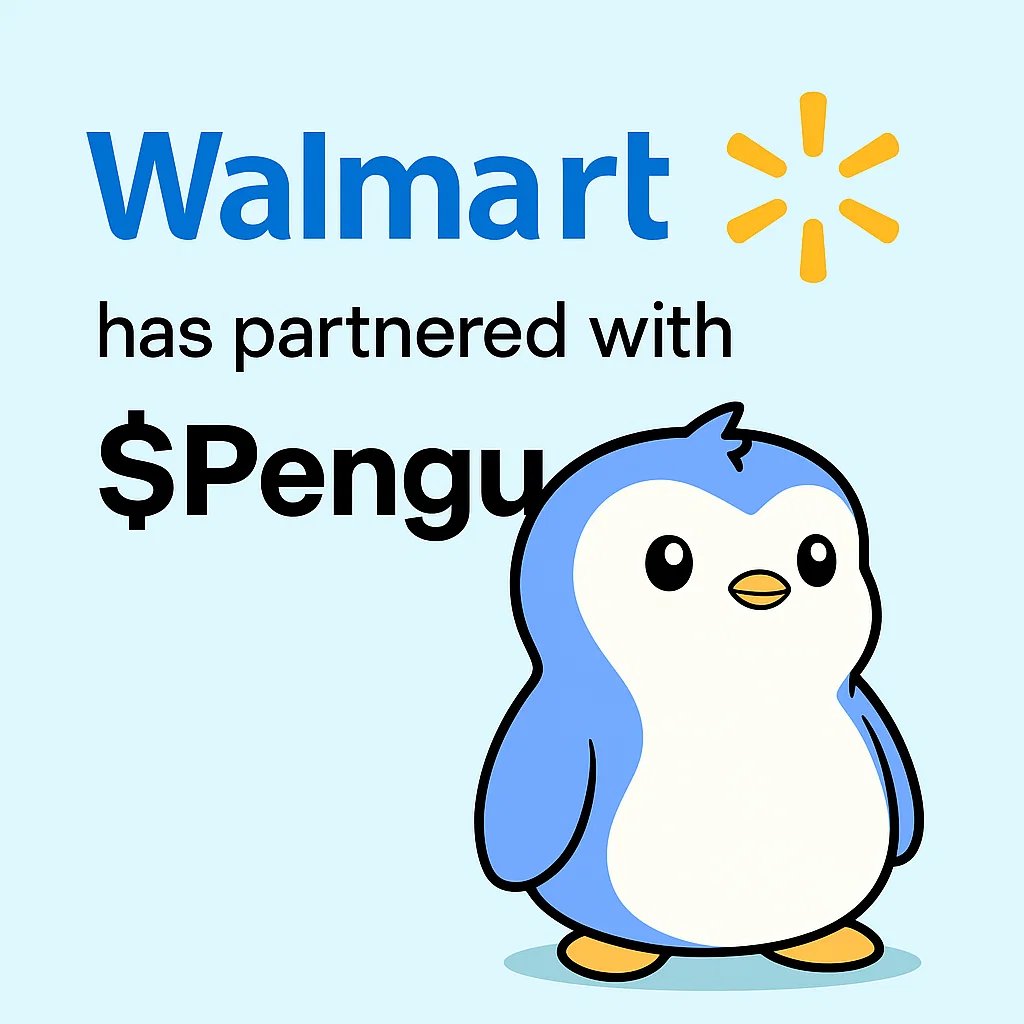 nobiwgmi's tweet image. JUST IN: 🚨 

Walmart HAS PARTNERED WITH $Pengu