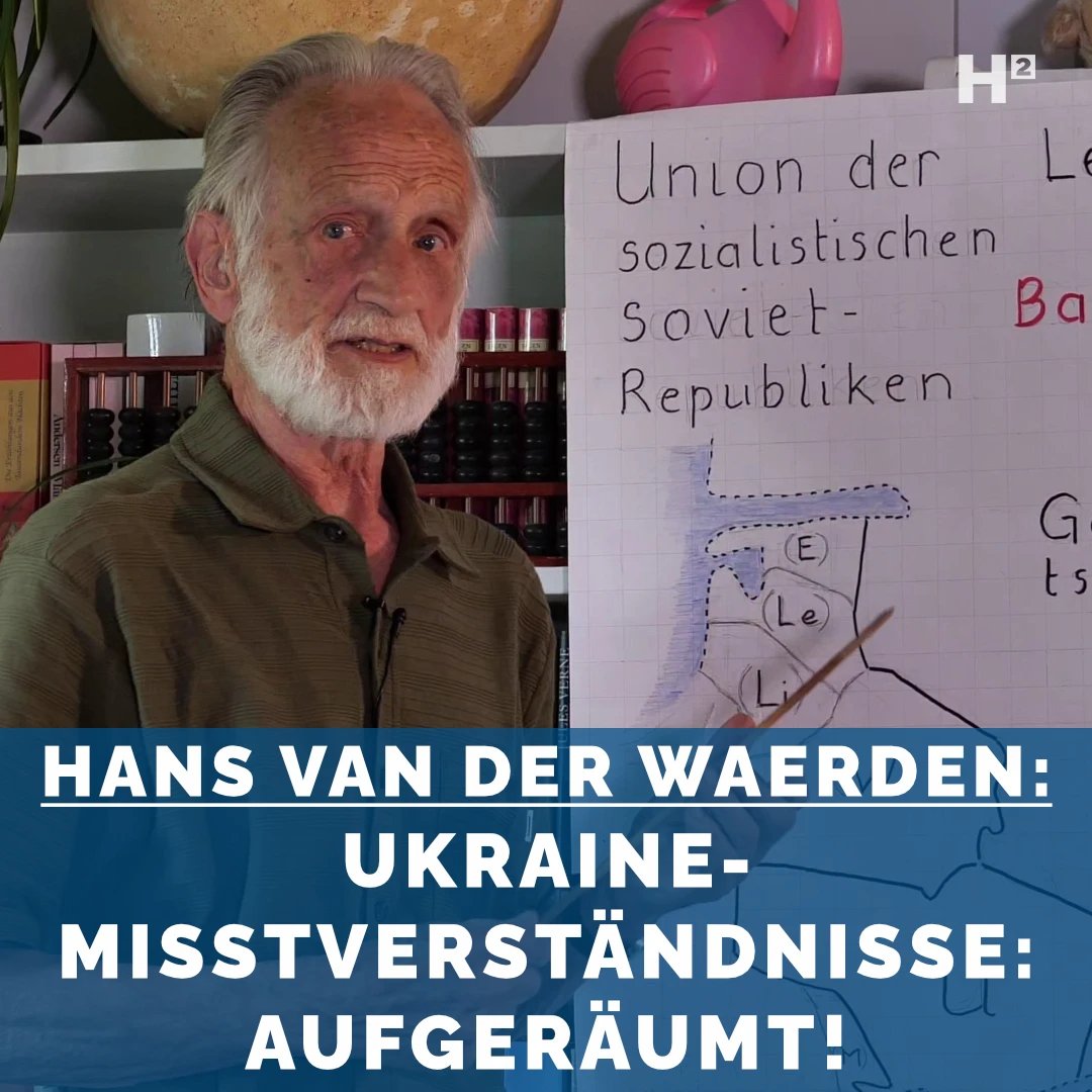 HOCH2TV's tweet photo. Historiker Dr. Hans van der Waerden: Enttarnung der medialen Ukraine-Trugbilder, hier schauen:
https://t.co/7LFs2WZ0KS
#krieg #frieden #ukraine #videocut #wahrheit https://t.co/TRL4pJcqBN