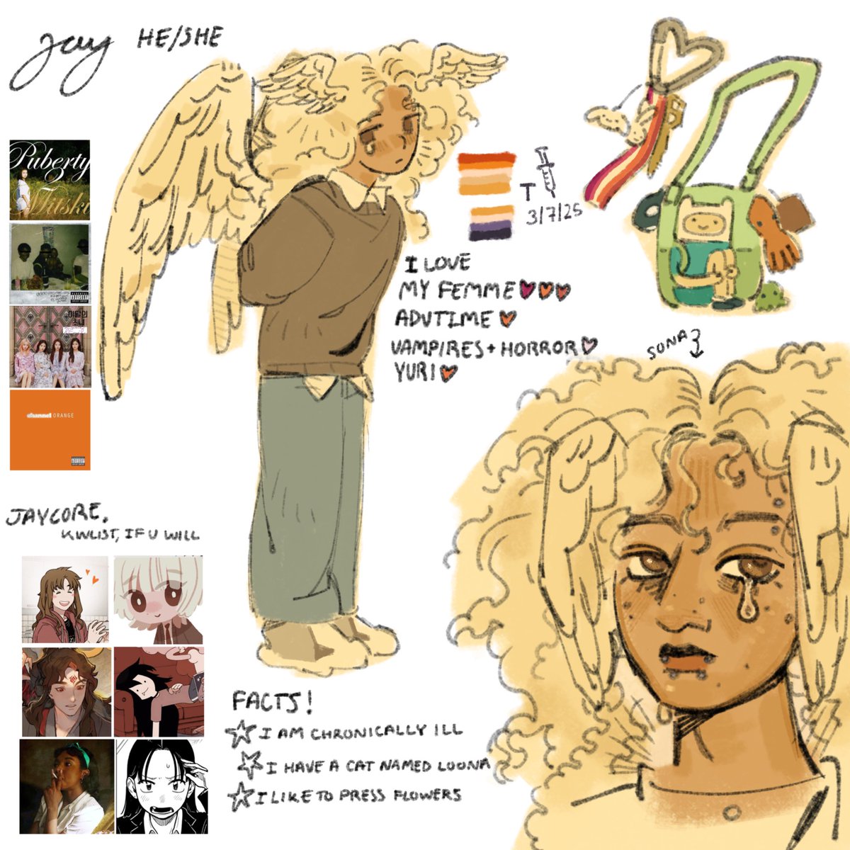cinnajer's tweet image. ok 2025 meet the artist