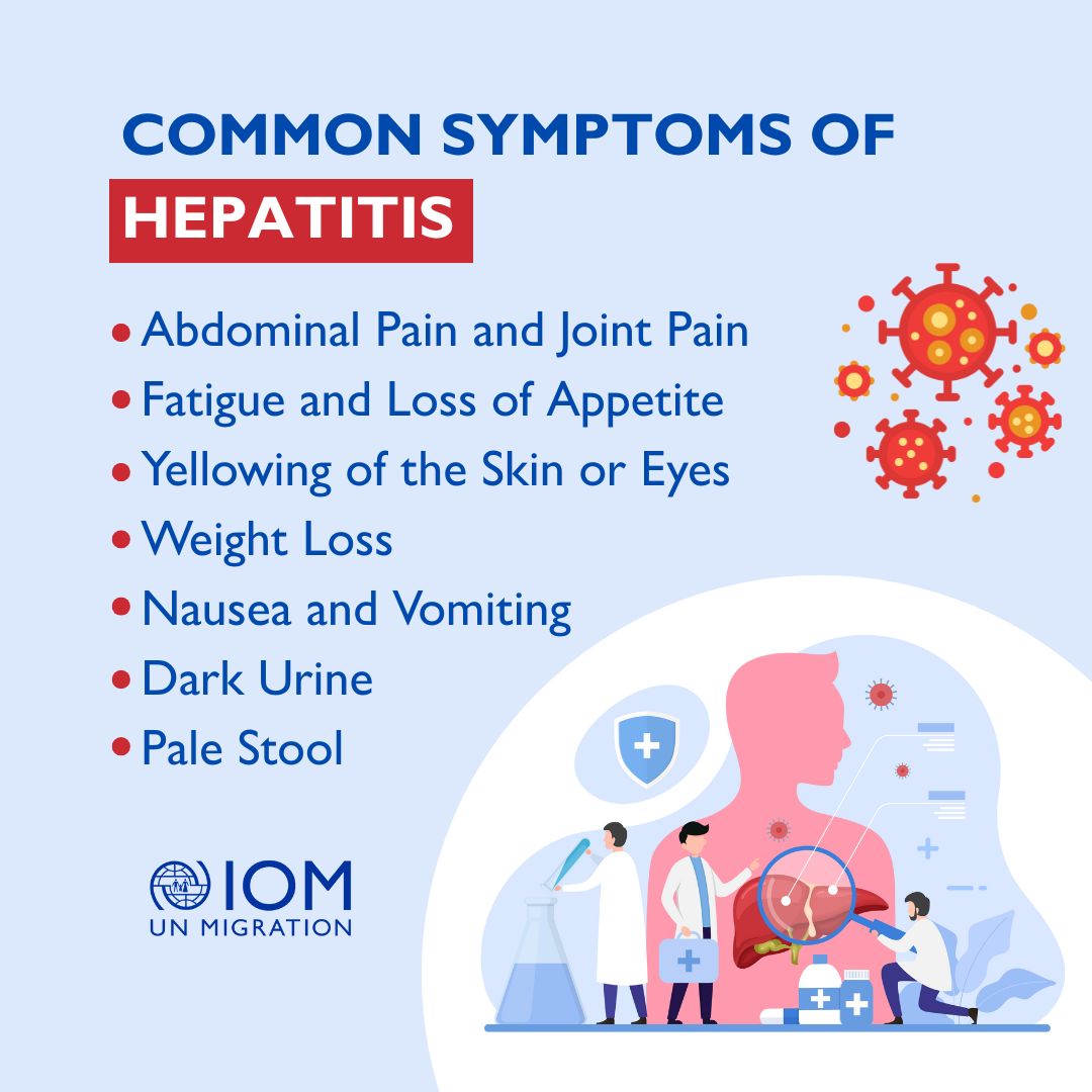 IOMAsiaPacific's tweet image. #Hepatitis affects millions worldwide, including migrants who often have limited access to healthcare.
On this #WorldHepatitisDay, we call for stronger efforts in testing, treatment and prevention to achieve the goal of eliminating this disease by 2030.