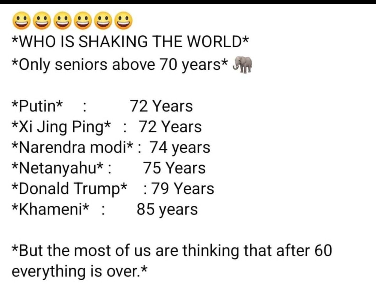 RaviBSharma1's tweet image. The movers and shakers of the World 🤠