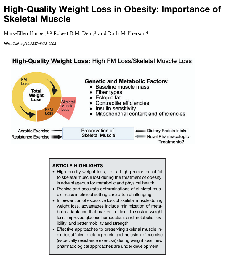 nick_krontiris's tweet image. This article examines the metabolic importance of skeletal muscle and its measurement clinically, as well as key genetic and metabolic factors influencing skeletal muscle and the quality of weight loss.