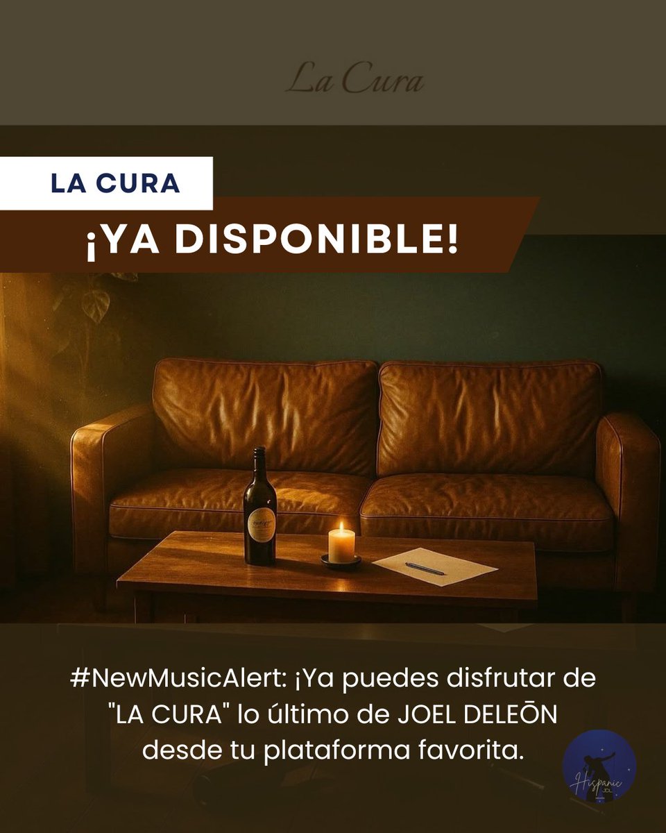 JDLHispanic's tweet image. #NewMusicAlert: ¡Ya puedes disfrutar de &quot;LA CURA&quot; lo último de @JOELDELE0N desde tu plataforma favorita 🎧❤️‍🩹

#JOELDELEON