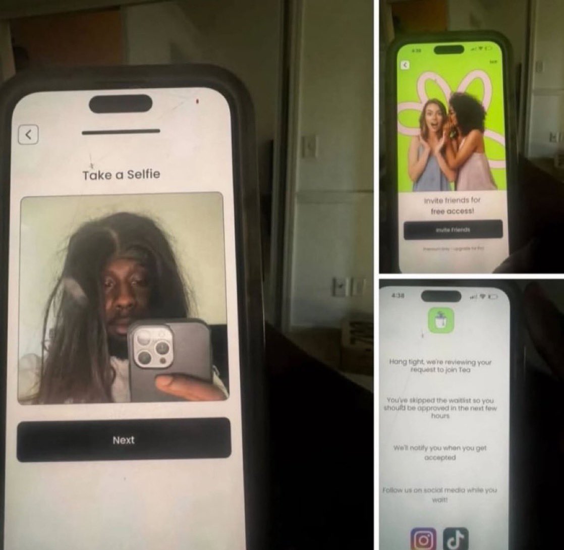 backendoc's tweet image. i’ll see yall hoes in the new tea app