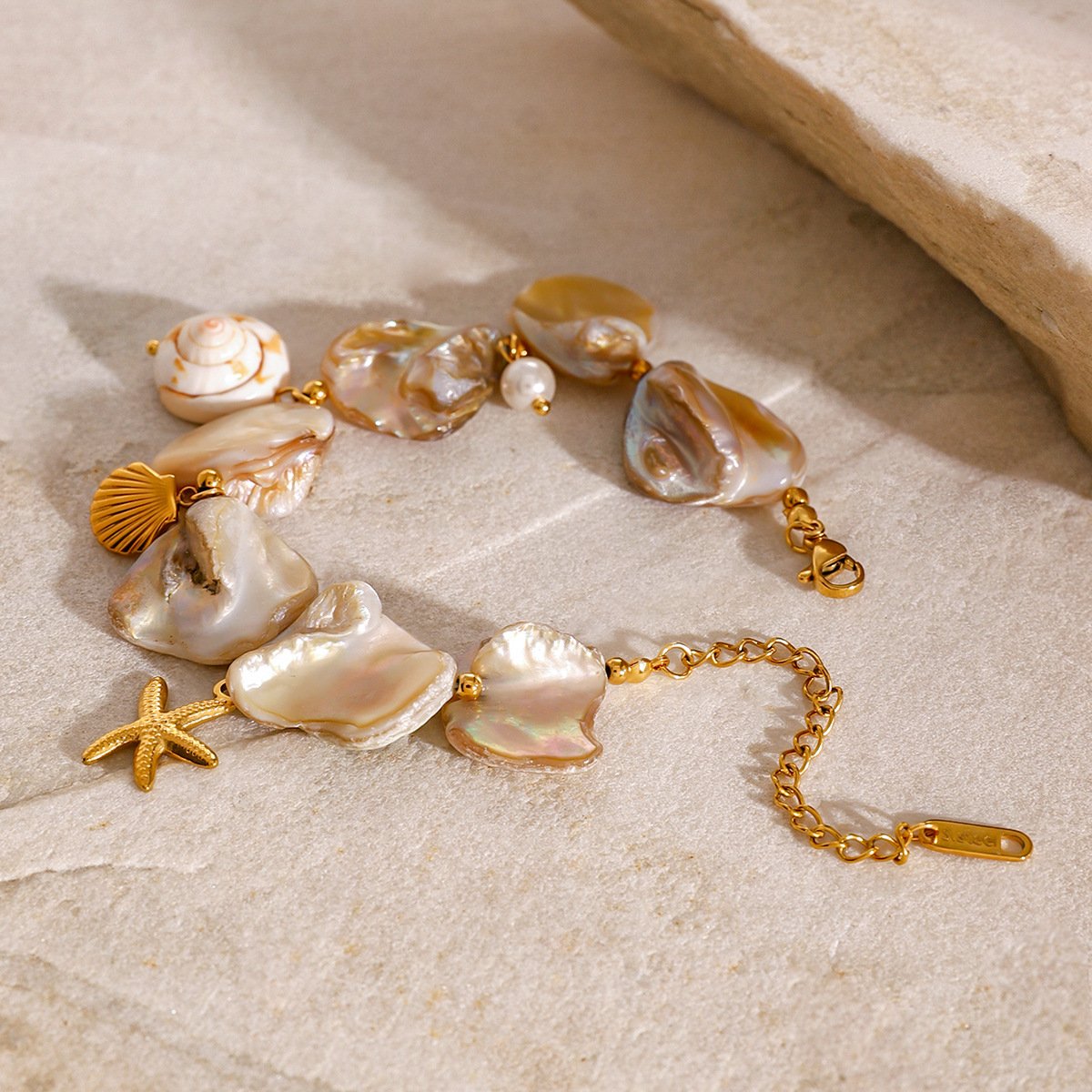 JsyJewelry's tweet image. ✨ Ocean-Inspired Stainless Steel Jewelry Set - Shell Necklace &amp;amp; Starfish Bracelet for Beachy Summer Vibes (Global Shipping Available!)#OceanJewelry #SummerAccessories #BeachChic