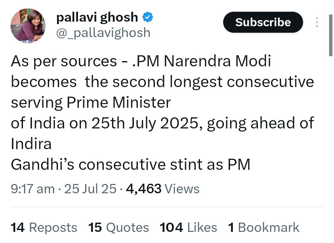 AbhishekSay's tweet image. Her credibility is so low that she has to attribute even obvious facts to 'sources'. 🤦