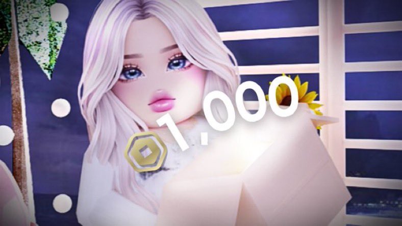 1,000 #robux giveaway 
ends in 24 hours 

• follow me 
• like &amp; retweet