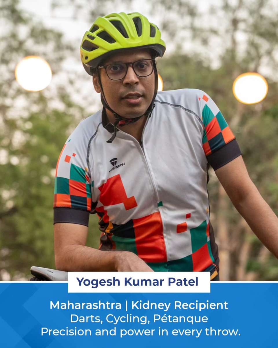 ORGANINDIA1's tweet photo. Sudip, Nagavasu, Yogesh and so many more are proving that a transplant is not the end; it’s a beginning.
All of their stories lead to one powerful truth: life after transplant isn’t just possible; it’s limitless.
Cheer them on at the  World Transplant Games in Germany this August https://t.co/qOziZZ8wU2