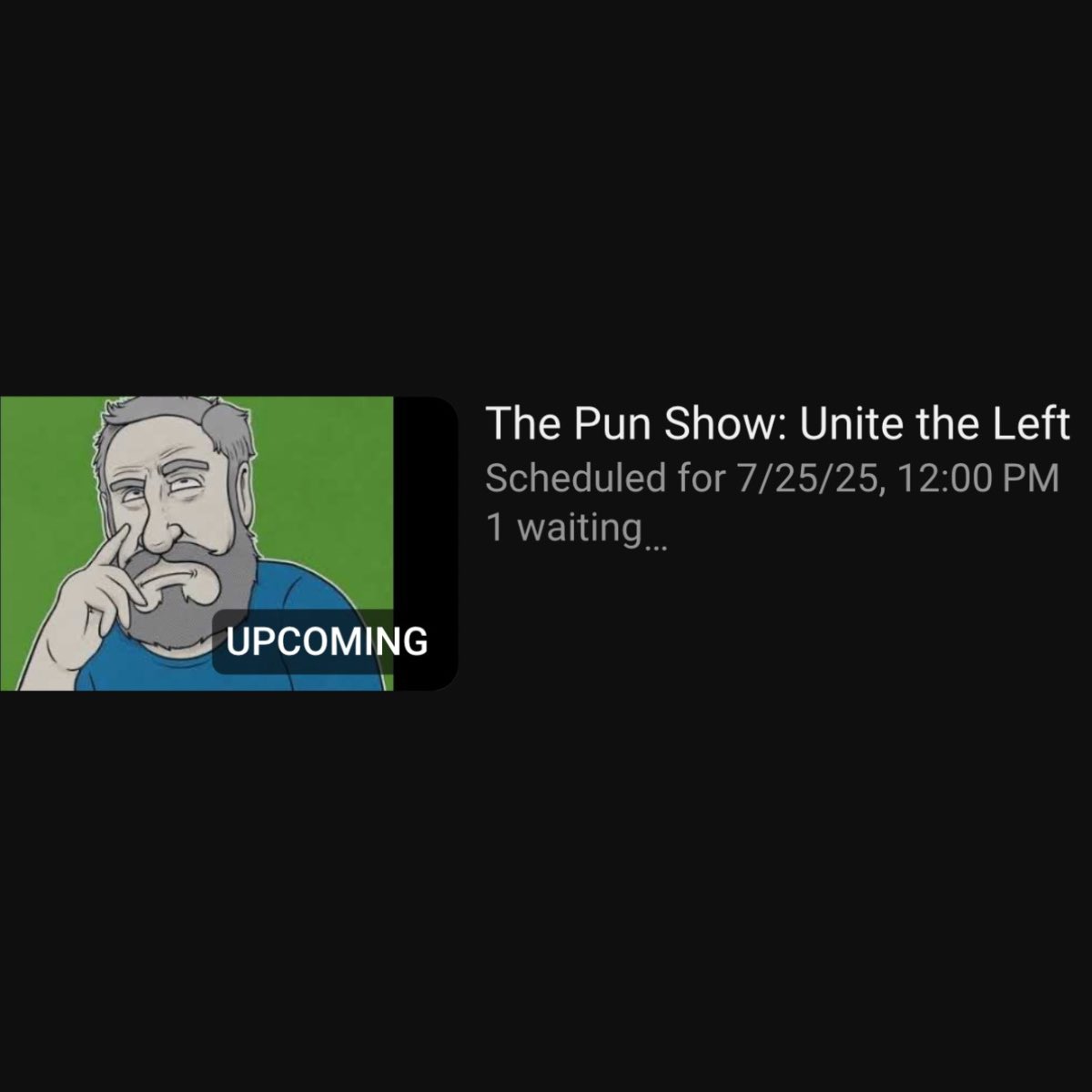 philmandelbaum's tweet image. 12 HOURS AWAY!
12 ET: The Pun Panel returns
Defending Democracy | Dethroning Donald
Hosted by @KellyScaletta
Executive Produced by me
With guests @benjaminpdixon, @kennedytcooper, @SethCotlar, @LindseyBoylan, @PamKeithFL, @Ryan_Deitsch, and @AWKWORD
youtube.com/live/b-EzigKgJ…