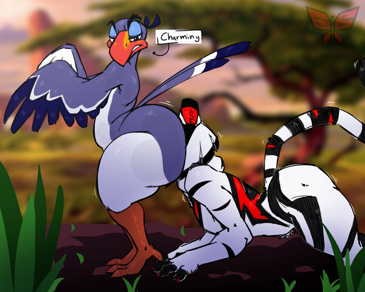 Gr3en_be4n's tweet photo. Zazu with a fat butt (and my fursona face in it just becuz) https://t.co/1st3G2novk