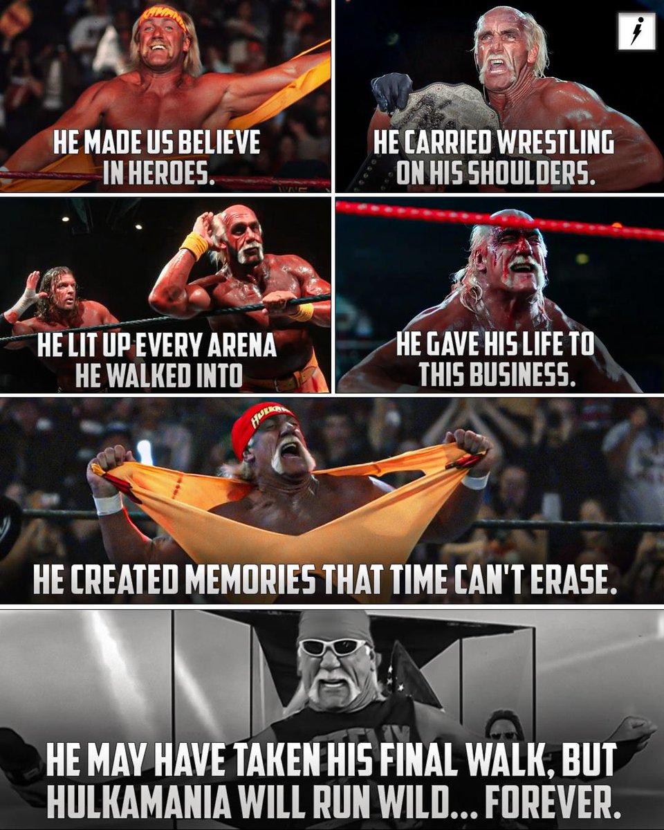 RomanEra0's tweet image. For millions, he was the first hero we ever believed in.

Thank you, Hulk Hogan 🕊️