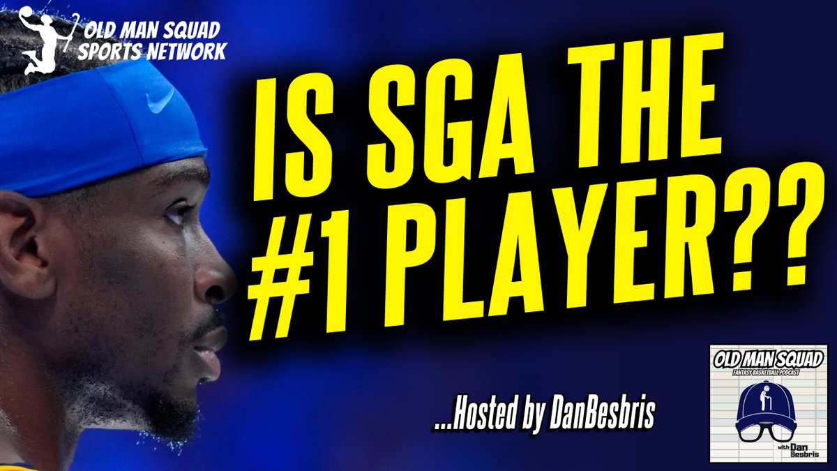 OldManSquad's tweet image. SGA was the #1 player by totals this year in 9-cat. Could he repeat?
YT: youtu.be/loyScmXAtT0
Apple: podcasts.apple.com/us/podcast/can…
Spotify: open.spotify.com/episode/2pXUe2…
@DanBesbris @BleavNetwork