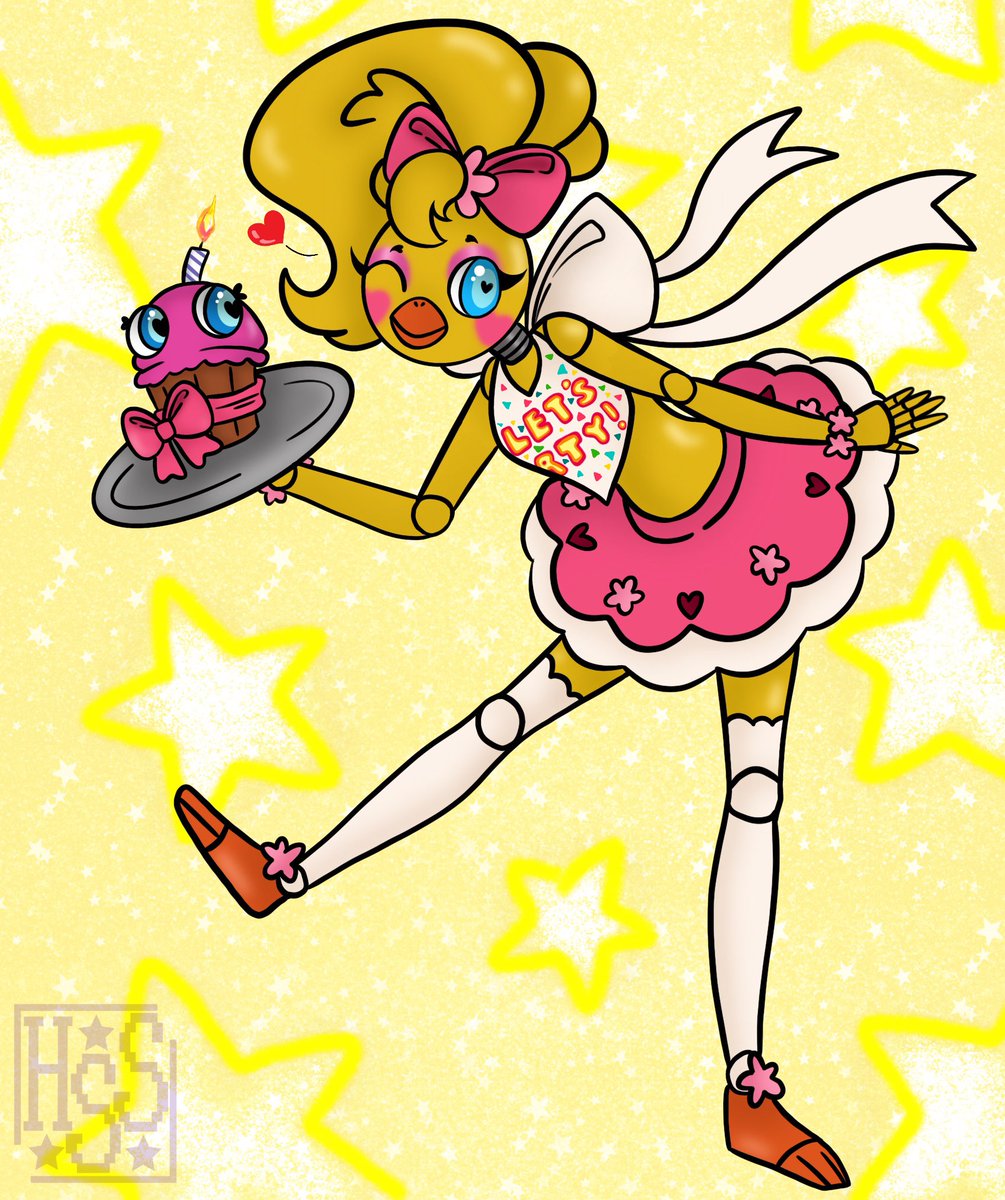 HumanSoulSama's tweet image. 💛Toy Chica🧡
-She is here to spread love and cheer surely you wont get tired of her will you?-
-Here’s something I whip up fast for the new fnaf 2 movie trailer that came out today-
#fnaf #fnaf2 #fivenightsatfreddys #fivenightsatfreddys2 #toychica #fnaf2toychica