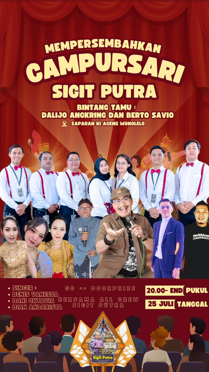 Kalian kalau ke Saparan biasa sama siapa nih lur? 

Adakah yang dewe? Nek ada komen yaa, wonomin buka jasa ngancani ehee😁

Lesgo. Agenda malem sabtu nanti lurr⬇️⬇️⬇️

#Saparan #PondokWonolelo