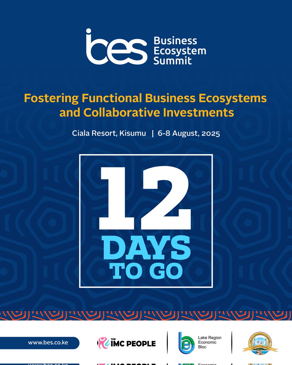 AnyangNyongo's tweet image. The 2023 Business Ecosystems Summit was crucial to setting up a major pharmaceutical industry deal within Kisumu County in 2024.
With a USD 300 million market potential, health and pharmaceuticals are high-growth sectors for LREB and #BES2025.
Find out more information on…