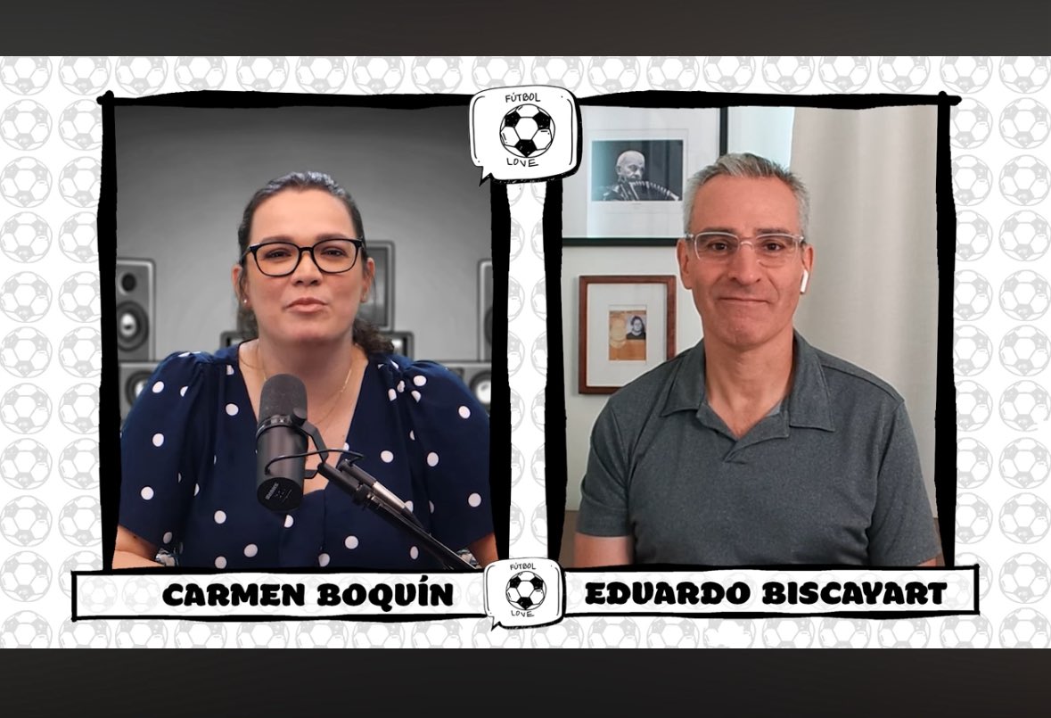 DonBisca's tweet image. Un rato distinto, muy agradable para mí.
Una charla sobre fútbol, sobre nuestra profesión y sobre la vida misma, junto a @CarmenBoquin por @red_defutbol.
¡Gracias, Carmen!
youtu.be/3kP6cWaR5sA?si…