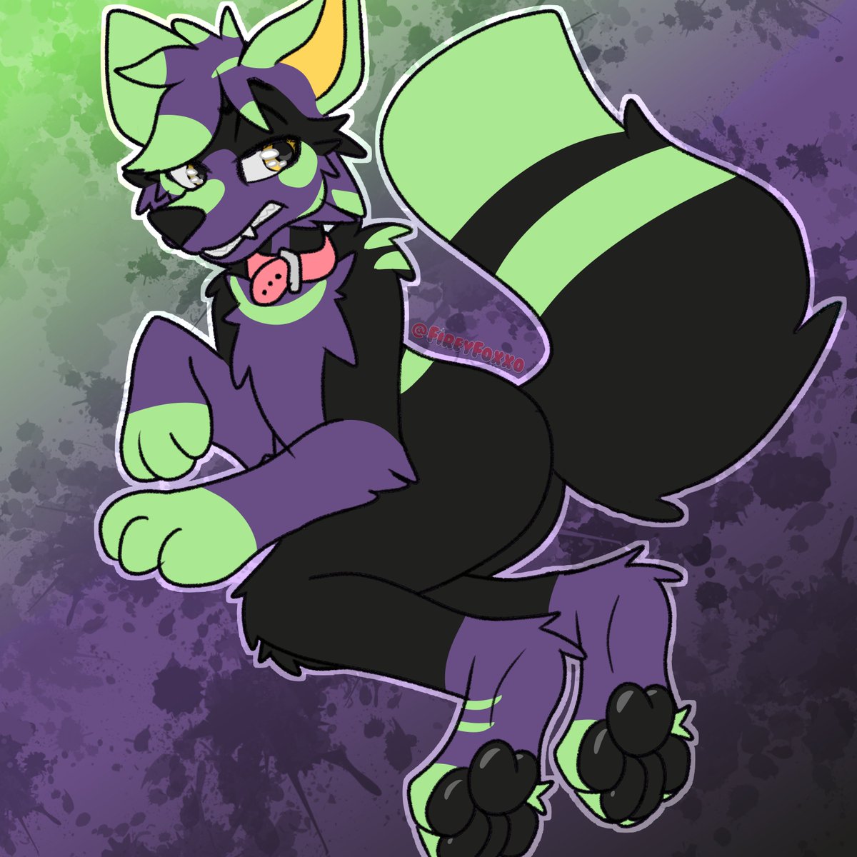 Fireyfoxxo's tweet image. SassyYCH for @bitchpaws