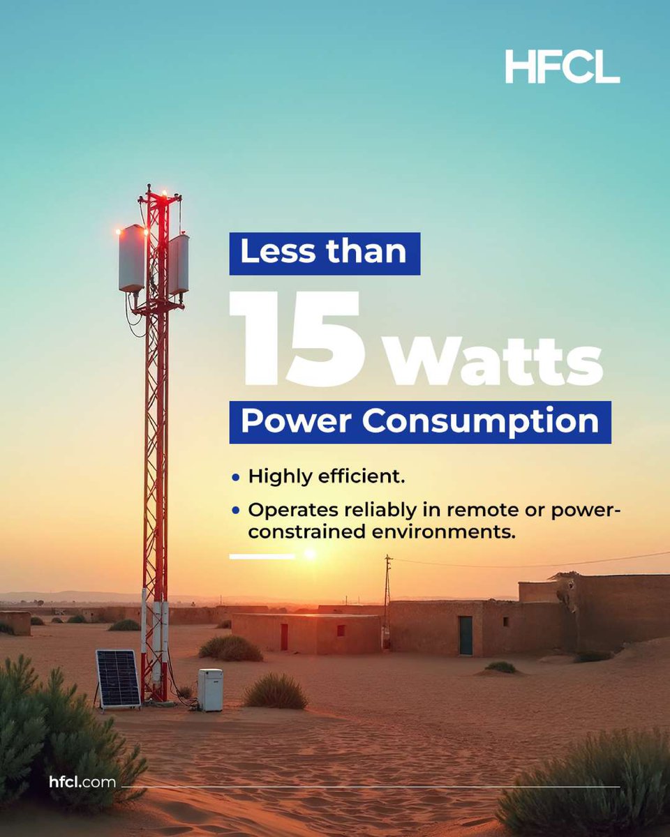 As data demand surges, ISPs and TSPs are rethinking their backhaul strategies.

HFCL’s Small Form Factor UBR is emerging as a preferred solution and here’s why:
* 50% faster rollouts
* Up to 60% lower deployment costs
* Operates on less than 15 watts
* Performs reliably in tough