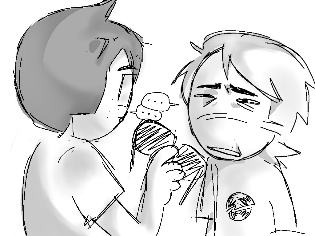 skylebrom's tweet image. los dibujé volví a mis raices te amo pepsicola
#johndave #homestuck